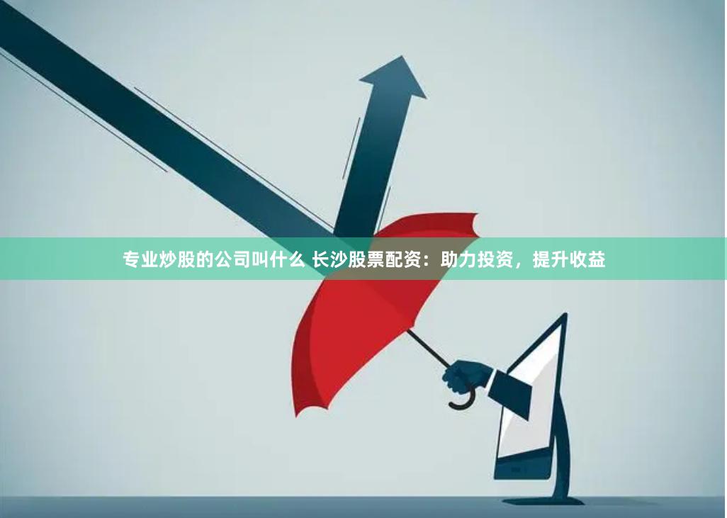 专业炒股的公司叫什么 长沙股票配资：助力投资，提升收益