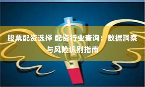 股票配资选择 配资行业查询：数据洞察与风险识别指南